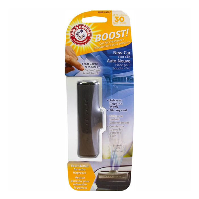 AH8710NEC: BOOST! VENT CLIP AIR FRESHENER - NEW CAR - ARM & HAMMER - Image 2