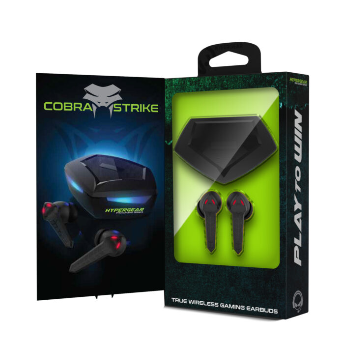 15524: COBRASTRIKE TRUE WIRELESS GAMING EARBUDS - HYPERGEAR - Image 4