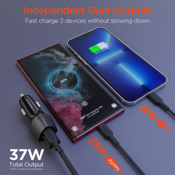 15622: SPEEDBOOST 25W PD USB-C CAR KIT - HYPERGEAR - Image 7