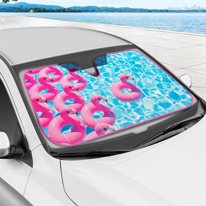 AS-787: MOTOR TREND AUTO SHADE - FLAMINGO FLOAT - BDK USA - Image 2