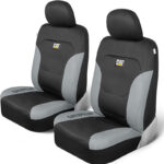 CASC-2274-BK/GR: CATERPILLAR MESH FLEX SEAT COVERS - BLACK & GRAY - BDK US