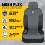CASC-2284-GR: CATERPILLAR MESH FLEX SEAT COVERS - GRAY - BDK US - Image 2
