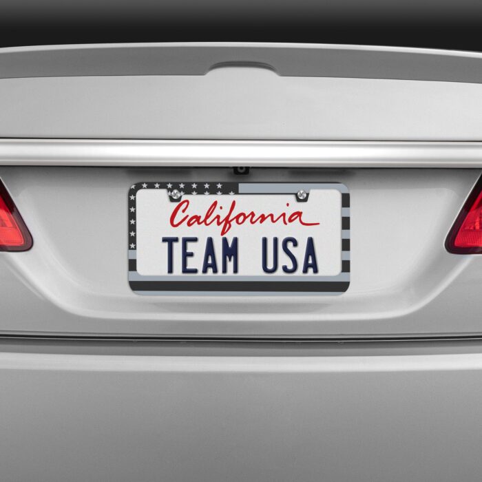 LP-211: BLACK FLAG LICENSE PLATE FRAME - BDK USA - Image 2