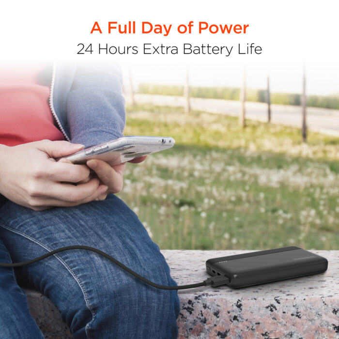 15457: 10000mAh 20W USB-C PD FAST CHARGE POWER BANK - HYPERGEAR - Image 5