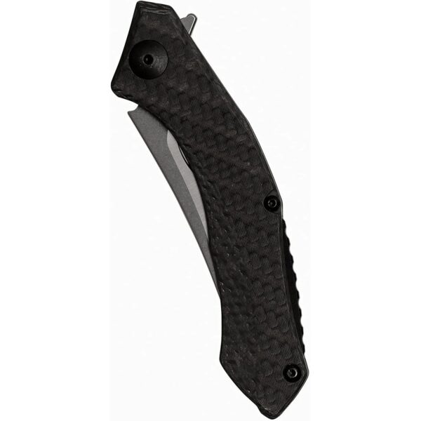 Zero Tolerance 0460 Dmitry Sinkevich Flipper Knife 3.25 inch S35VN Two-Tone Blade, Carbon Fiber and Titanium Handles