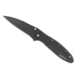 Kershaw 1660 Ken Onion Leek Assisted Flipper Knife 3 inch Bead Blast Plain Blade,