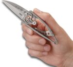 Columbia River CRKT 5102N Ed Van Hoy Snap Lock Folding Knife 2.554 inch Plain Blade, Stainless Steel Handles