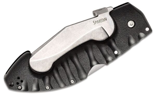 Cold Steel 21ST Spartan Folding Kopis Knife 4.5 inch Japanese AUS-10A Stonewashed Blade, Griv-Ex Handles