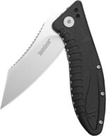 Kershaw 1319 Grinder Assisted Flipper Knife 3.25 inch Reverse Tanto Blade, Zytel Handles