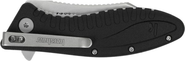 Kershaw 1319 Grinder Assisted Flipper Knife 3.25 inch Reverse Tanto Blade, Zytel Handles