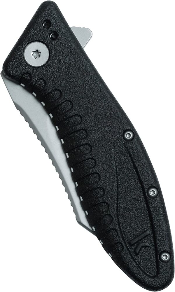 Kershaw 1319 Grinder Assisted Flipper Knife 3.25 inch Reverse Tanto Blade, Zytel Handles