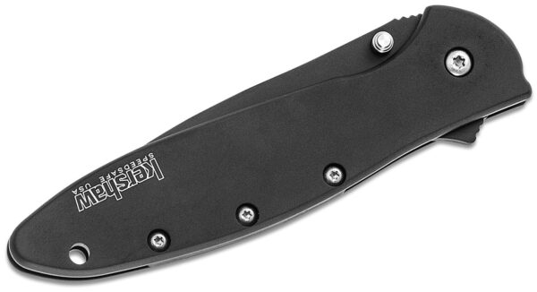 Kershaw 1660 Ken Onion Leek Assisted Flipper Knife 3 inch Bead Blast Plain Blade,