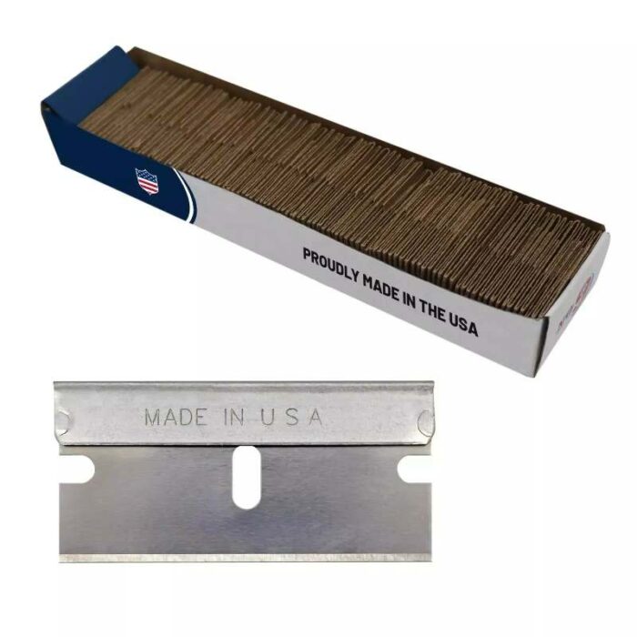111-01-DH: NO. 9 DOUBLE HONED SINGLE EDGE RAZOR BLADES - 100 PACK - Image 2