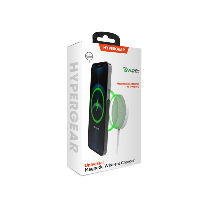 15418: UNIVERSAL 15W MAGNETIC WIRELESS FAST CHARGER - HYPERGEAR - Image 2