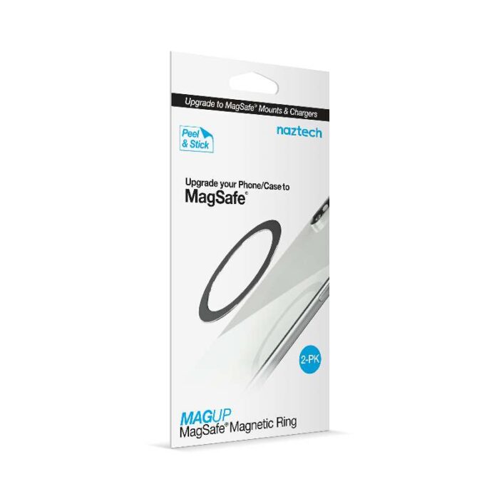 15605: MAGUP MAGSAFE MAGNETIC RING ADAPTER - 2 PACK - NAZTECH - Image 2