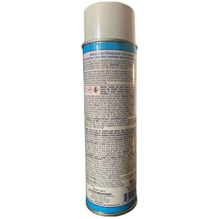 18012: GLASS CLEANER AEROSOL AMMONIA FREE - HI TECH - Image 2