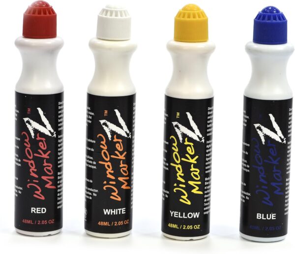 Chroma 00144 4 Color Pack Window Marker