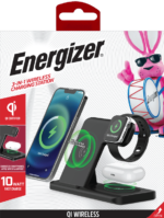 ENG-QIM02BK Energizer 3-in-1 Wireless Charging Station. QI Certified