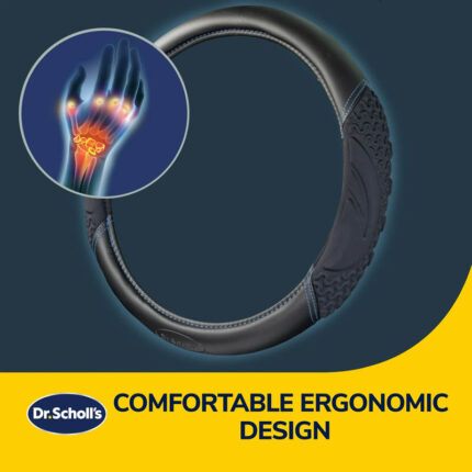 34269 Dr. Scholl's Gel Infused Memory Foam Steering Wheel Cover