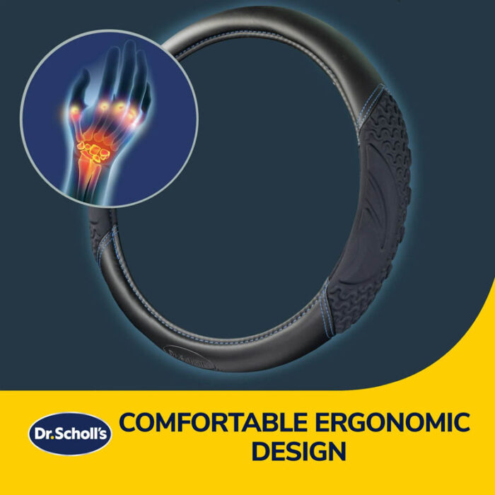 34269 Dr. Scholl's Gel Infused Memory Foam Steering Wheel Cover