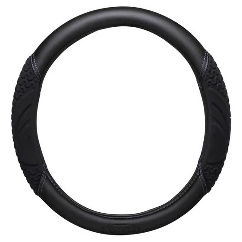 BDK Memory Foam Steering Wheel Cover – Gray, Non-Slip, Cushioned Grip – Fits Ford