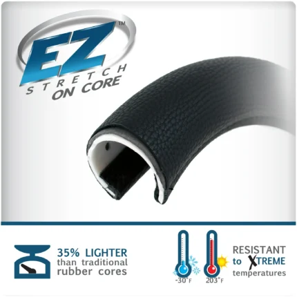 39245 Truck Tuff Black Heavy-Duty Steering Wheel Cover