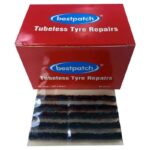 412BL: 4" FAT BLACK TIRE REPAIR PLUGS - 60 PACK - BESTPATCH