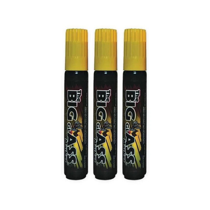 The Big Glass Marker Washable YELLOW Writer - Automotive Car Paint Pen