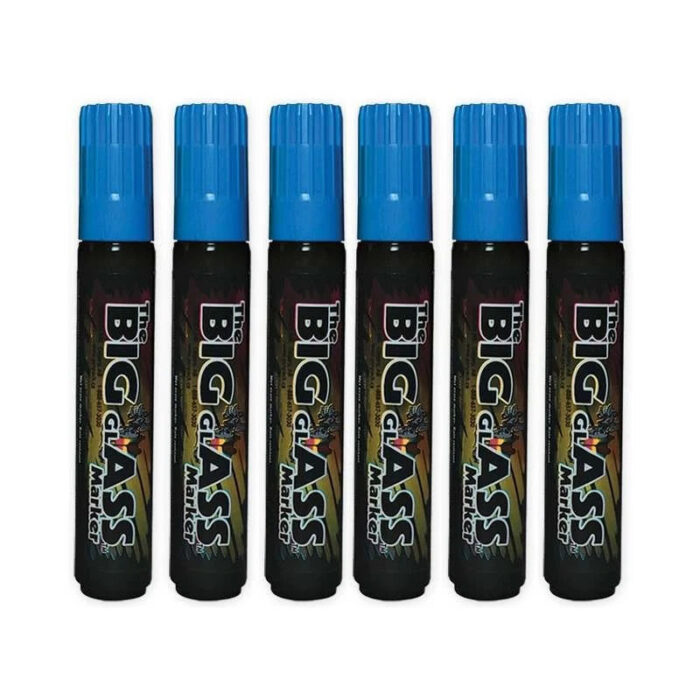The Big Glass Marker Washable BLUE Writer - Automotive Car Paint Pen