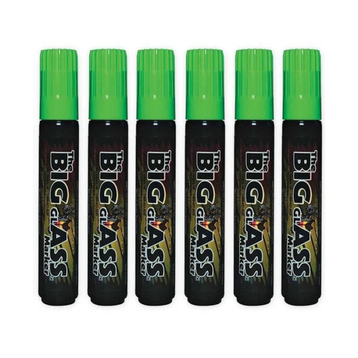 The Big Glass Marker Washable GREEN Writer - Automotive Car Paint Pen