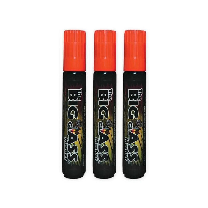 The Big Glass Marker Washable ORANGE Writer - Automotive Car Paint Pen