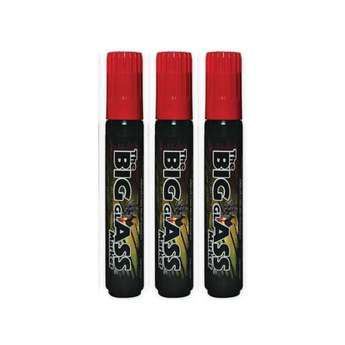 The Big Glass Marker Washable Red Writer - Automotive Car Paint Pen