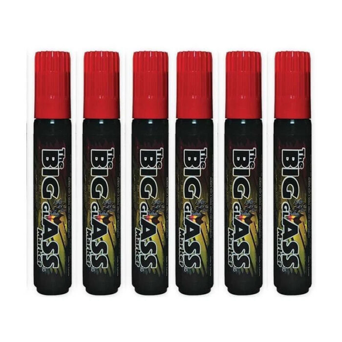 The Big Glass Marker Washable Red Writer - Automotive Car Paint Pen
