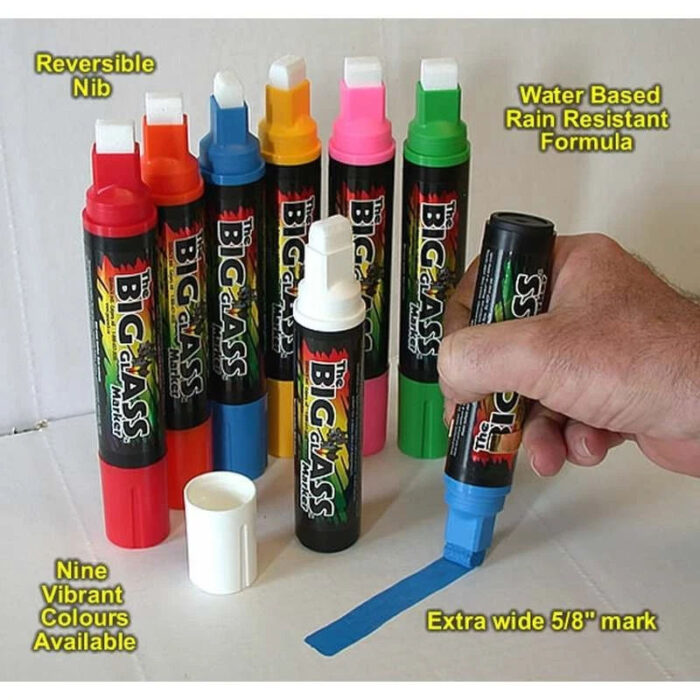 04022155: THE BIG GLASS MARKERS - RED - MULTI-PACK - Image 4