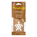 HW-005PK160: PREMIUM WOOD HANGING AIR FRESHENER - COCO LOCO - PARADISE AIR
